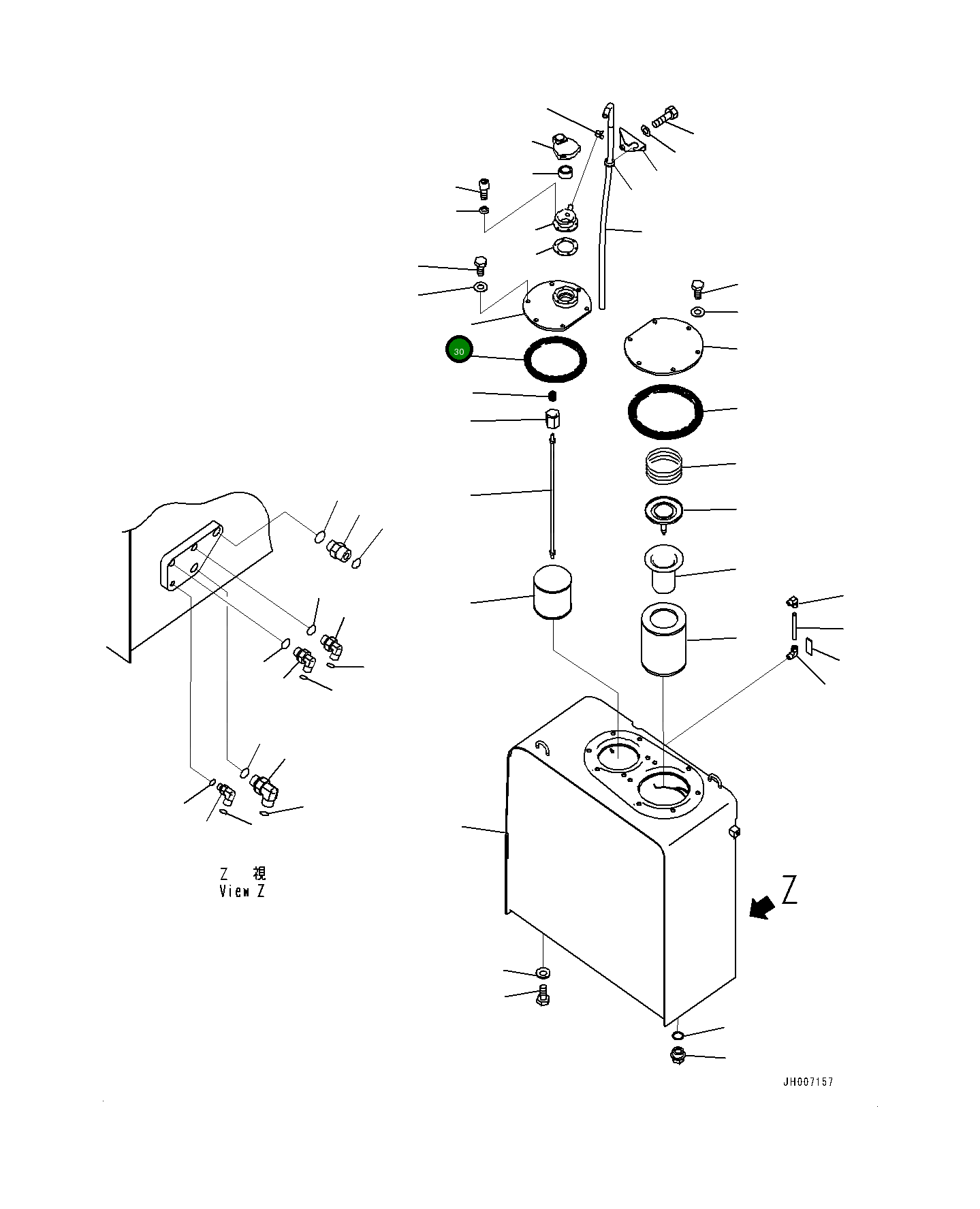 Крышка 20Y6042141 Komatsu