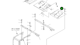 Крышка 8232-54-1640 Komatsu