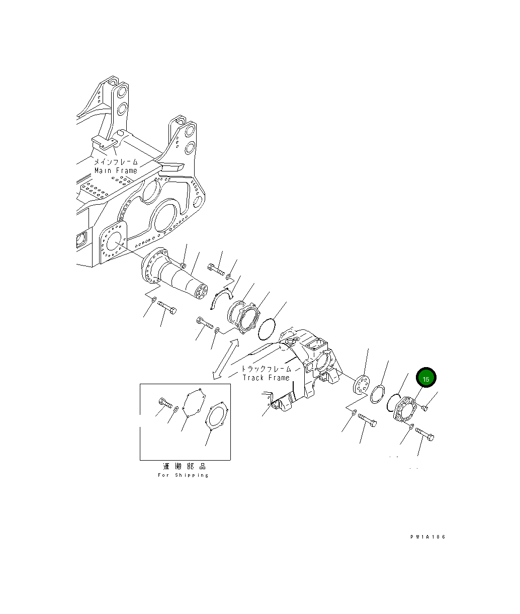 Крышка 19M-31-11150 Komatsu