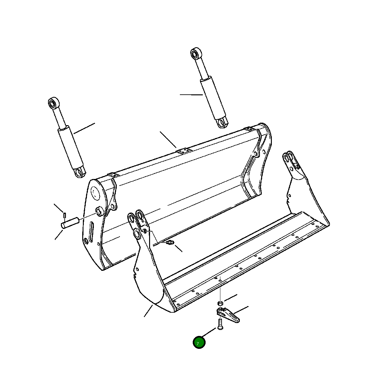 Болт 42N-833-1440 Komatsu