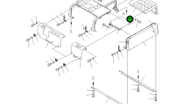 Крышка 209-53-12550 Komatsu