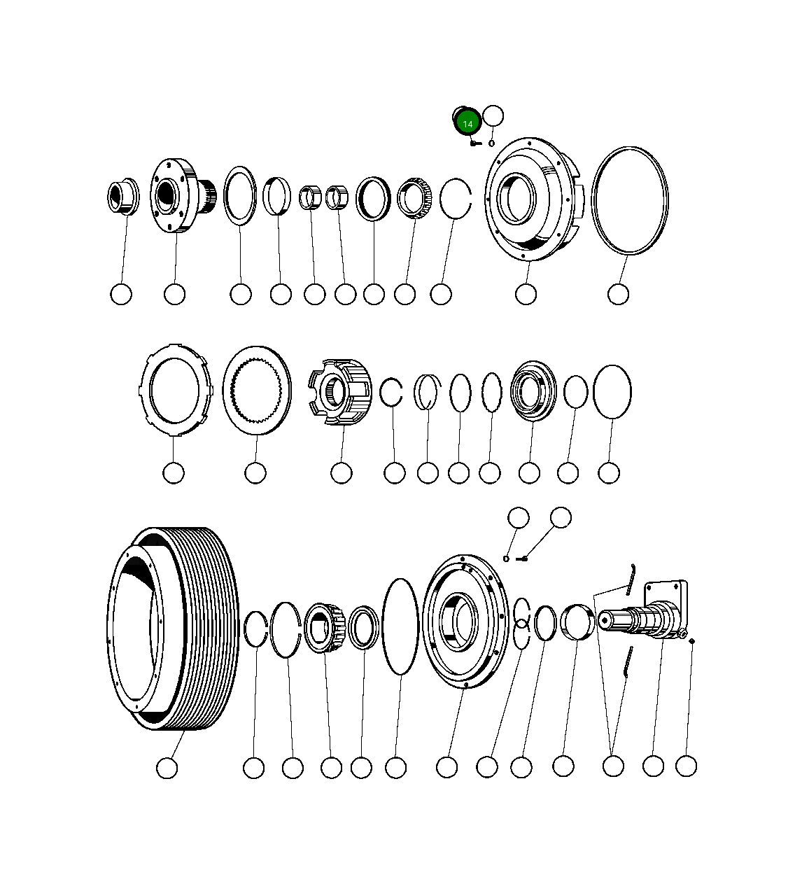 Болт VE8523 Komatsu