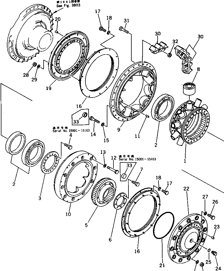 Болт 195-27-31640 Komatsu