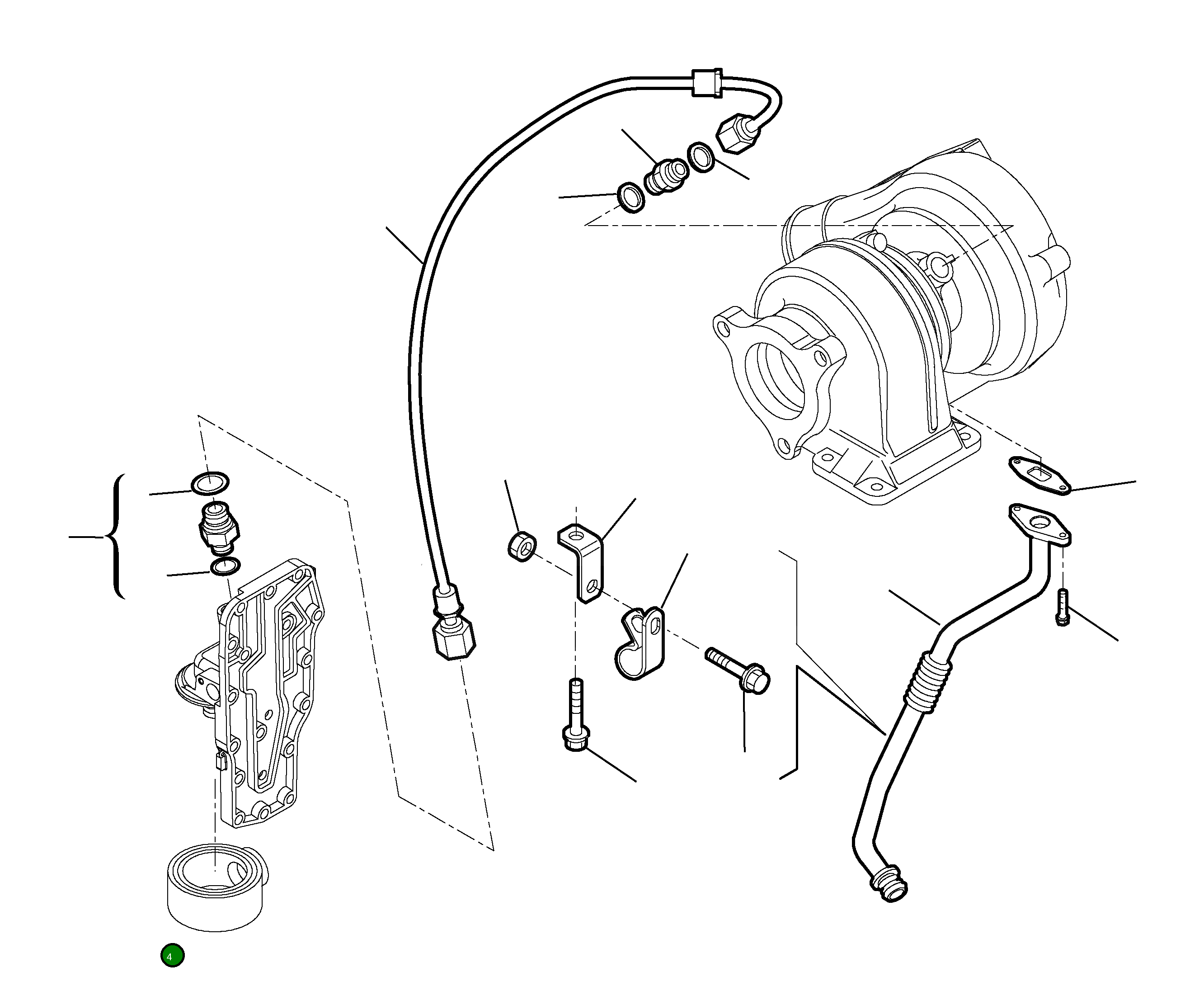 Кольцо уплотнительное (O-Ring) EA4899108 Komatsu