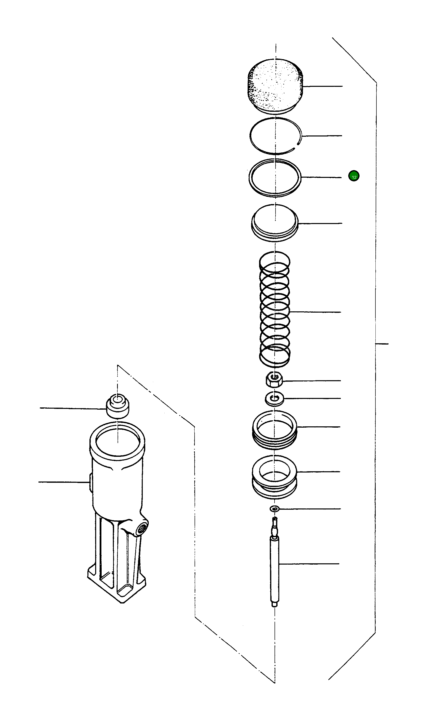 Кольцо 2923587M1 Komatsu