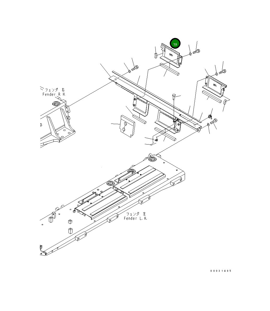 Крышка 154-54-77230 Komatsu
