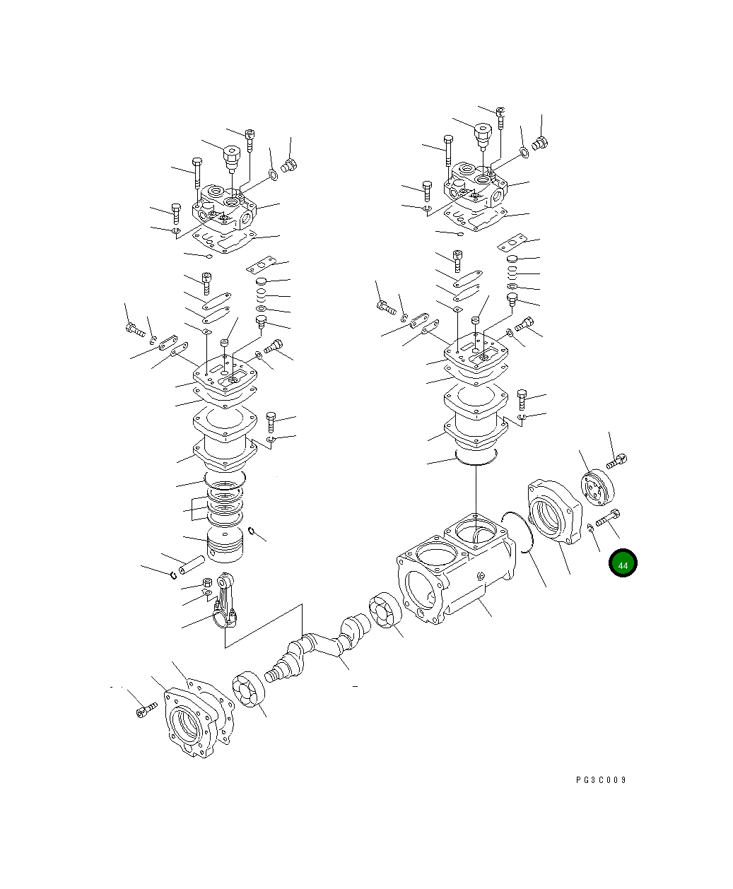 Болт DK487088-1200 Komatsu