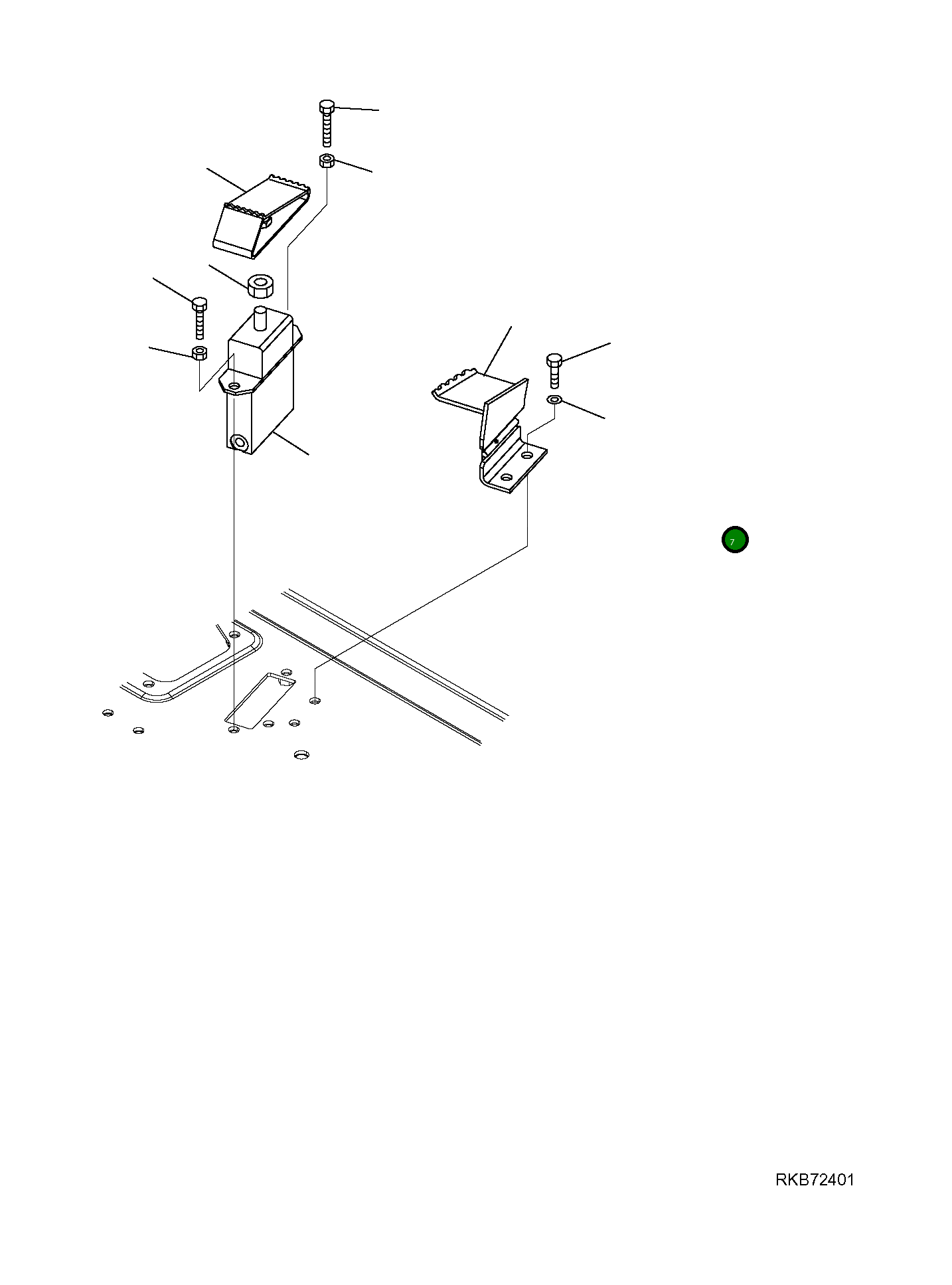 Крышка 22M-973-R521  Komatsu