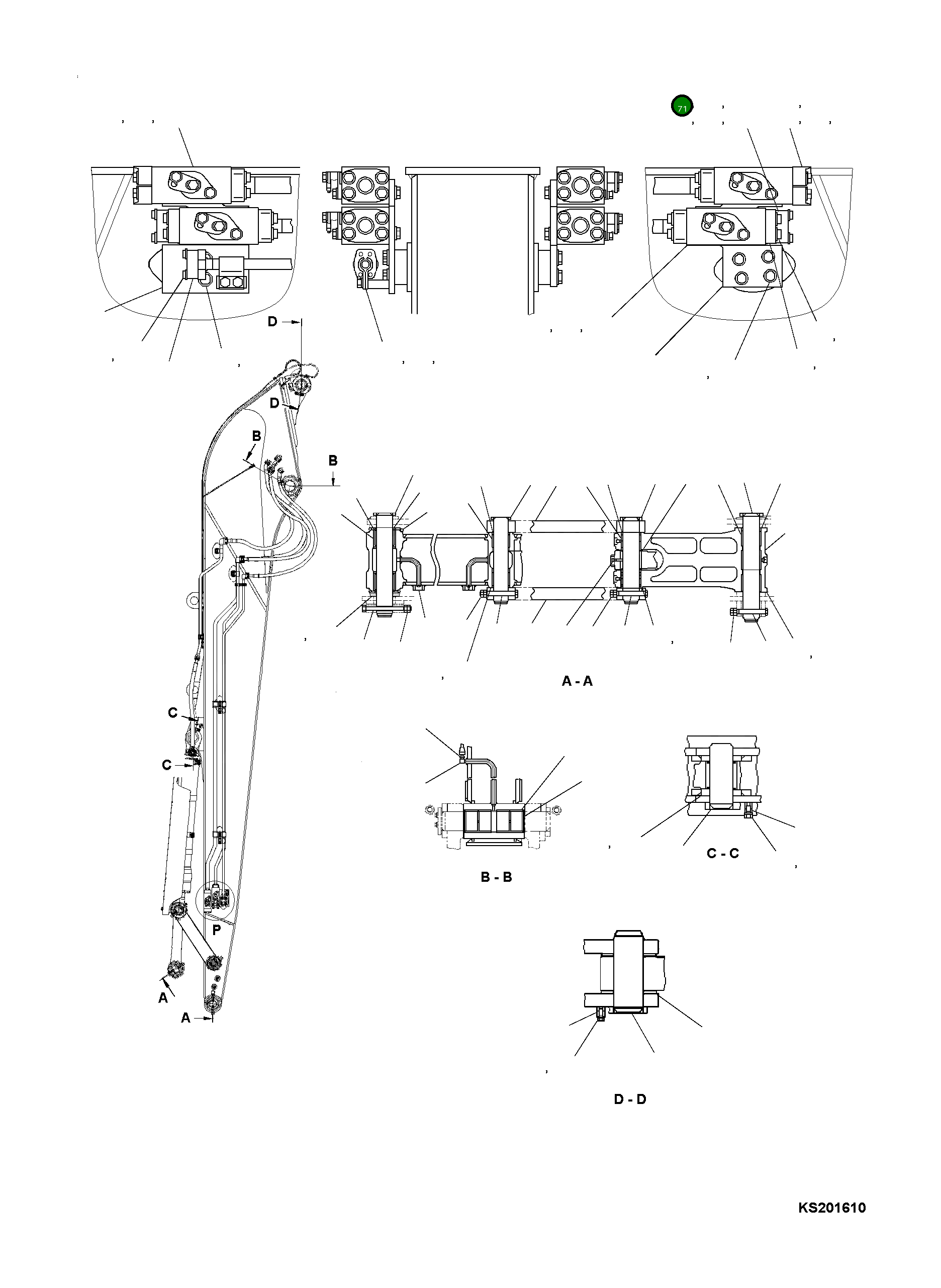 Болт 07372-31035  Komatsu