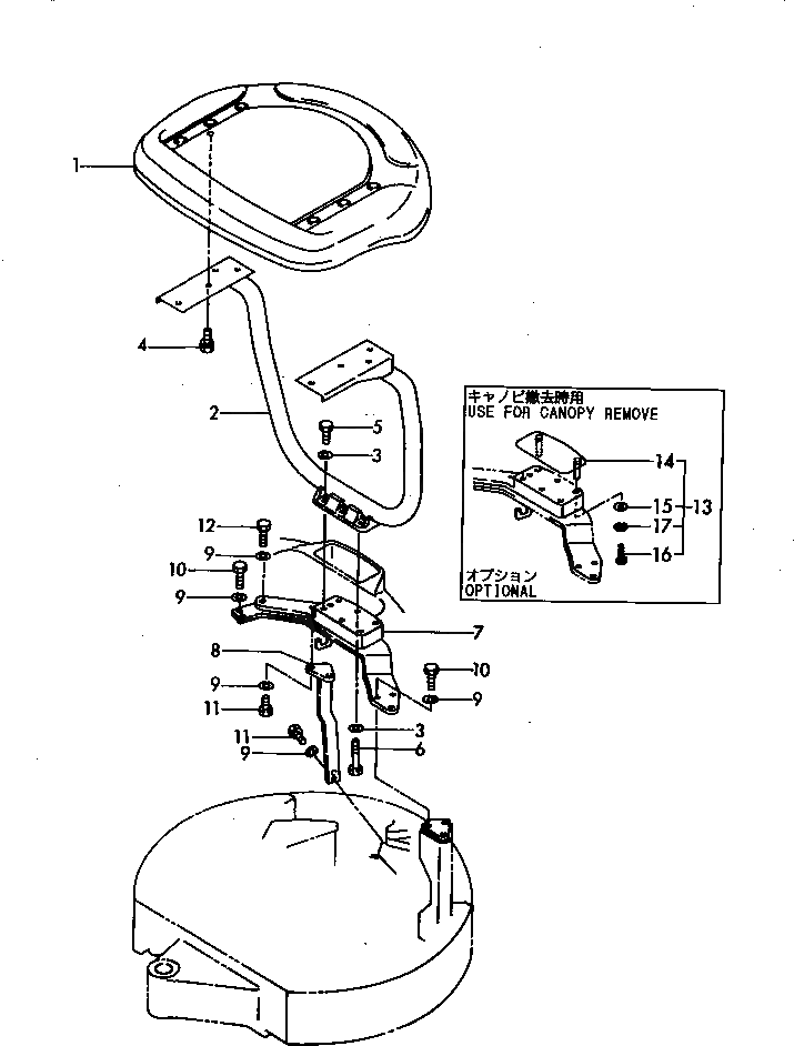 Болт YM26116-160552  Komatsu