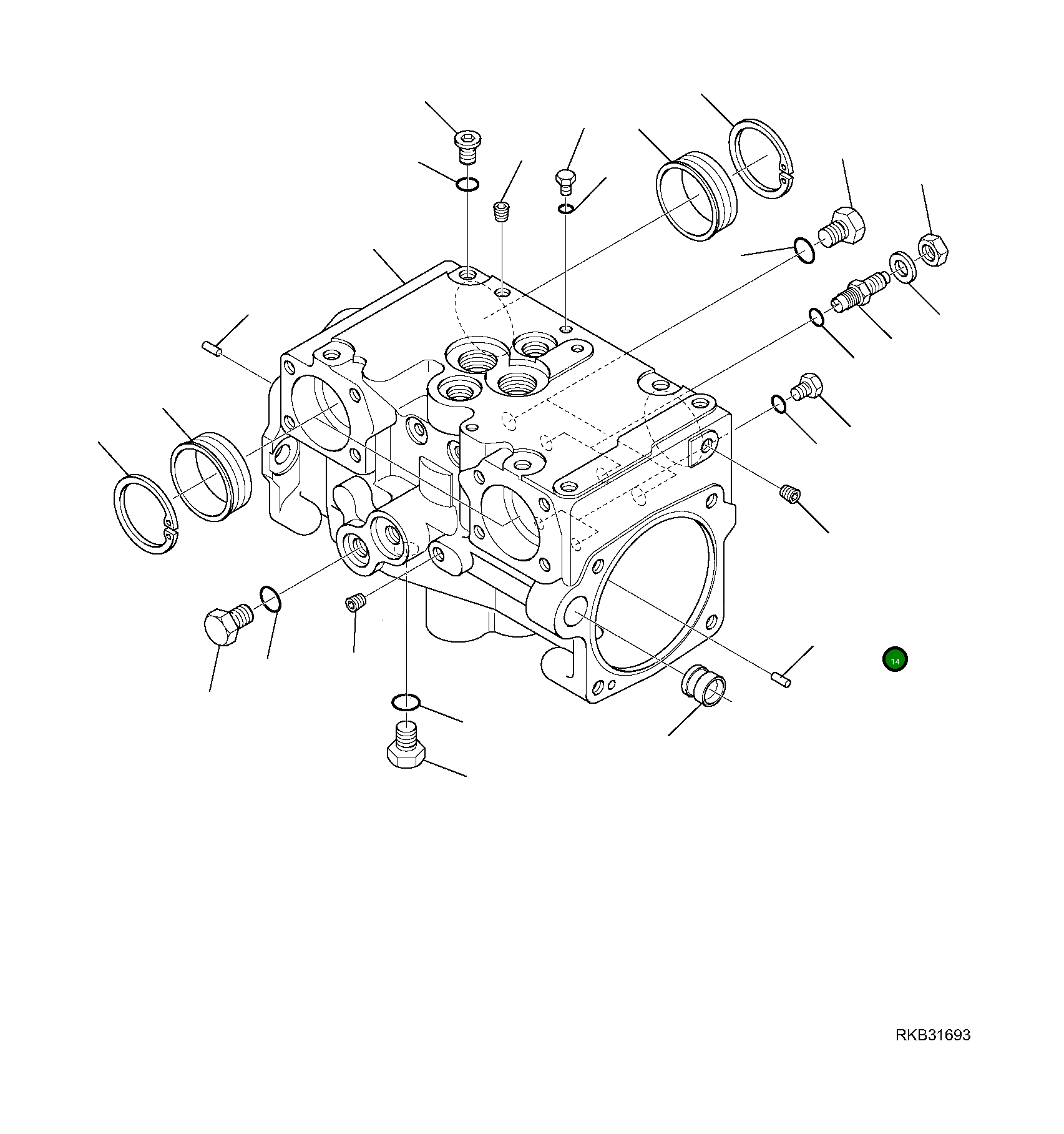 Кольцо уплотнительное (O-Ring)  07000-12014  Komatsu