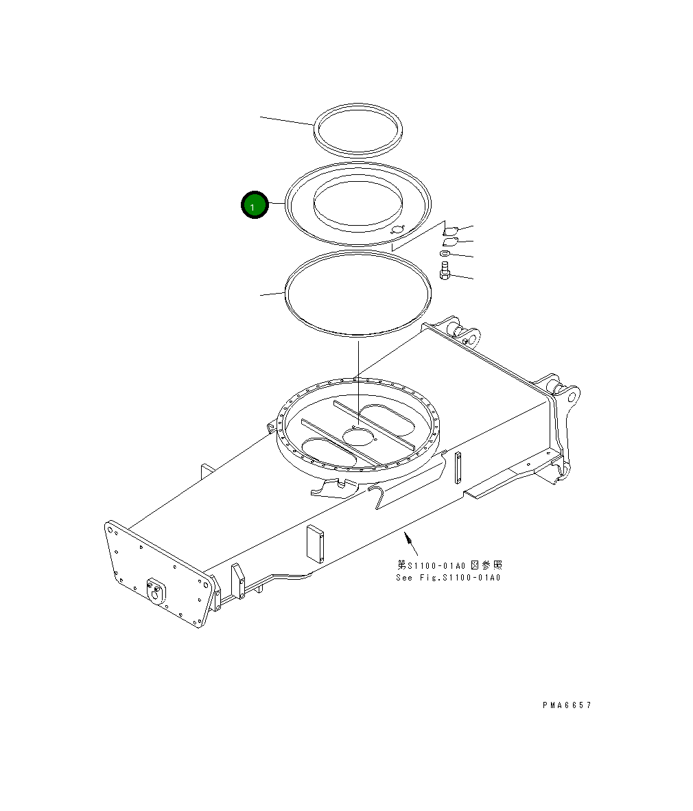 Крышка 203-30-61150 Komatsu