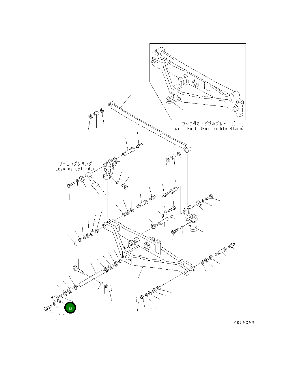 Крышка 234-27-32540  Komatsu