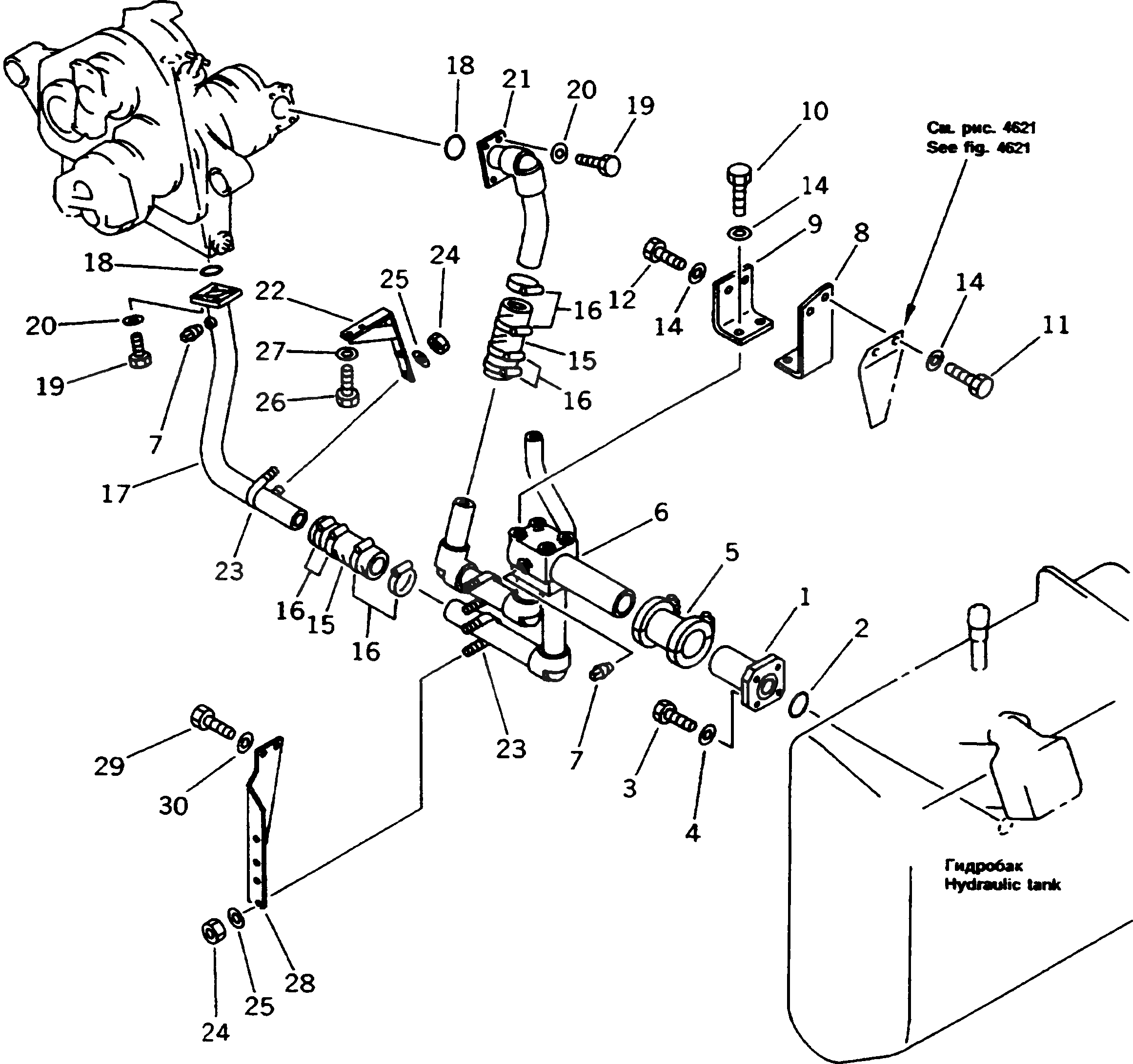 Болт 581-60-13310 Komatsu