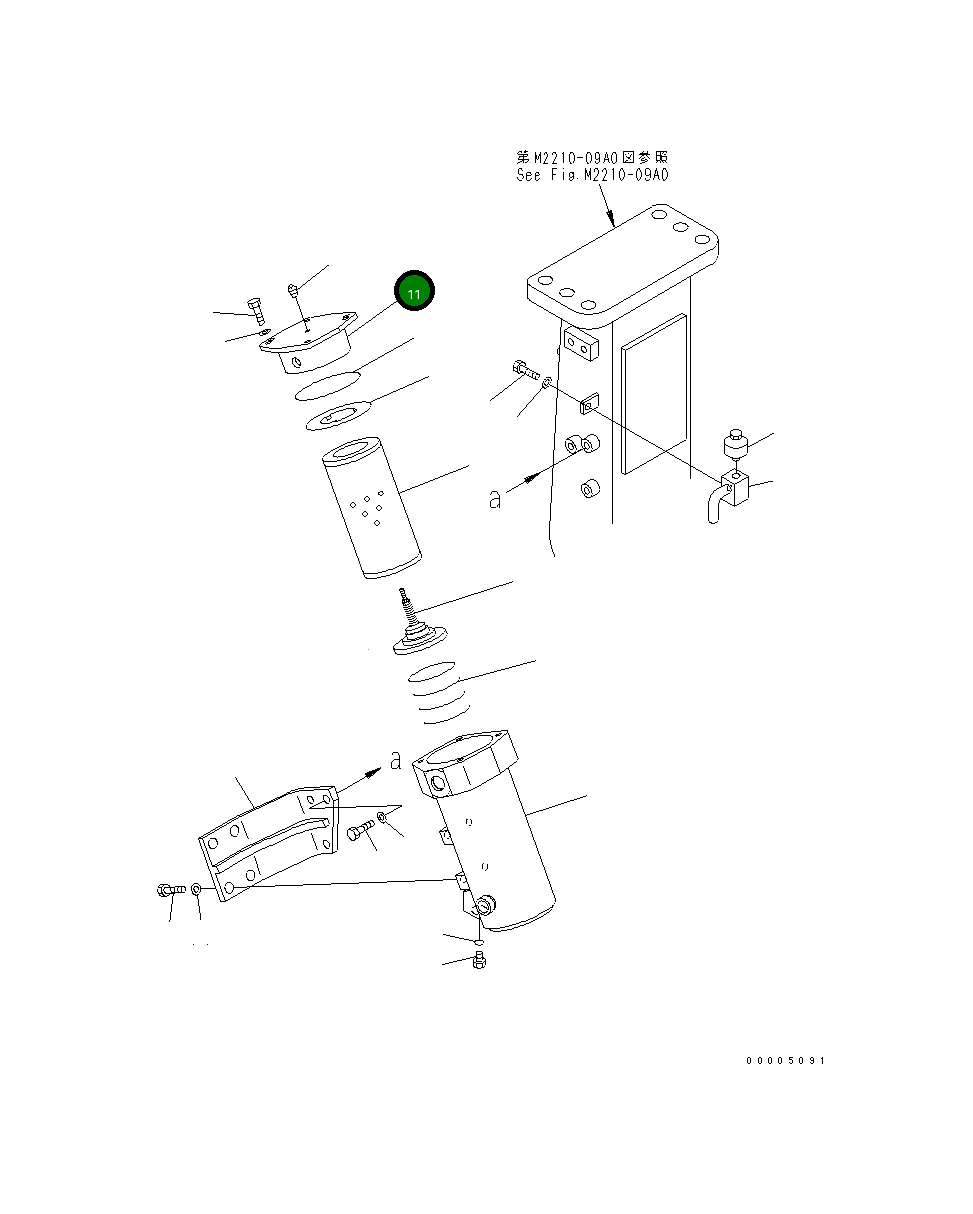 Крышка 14X-49-32122  Komatsu