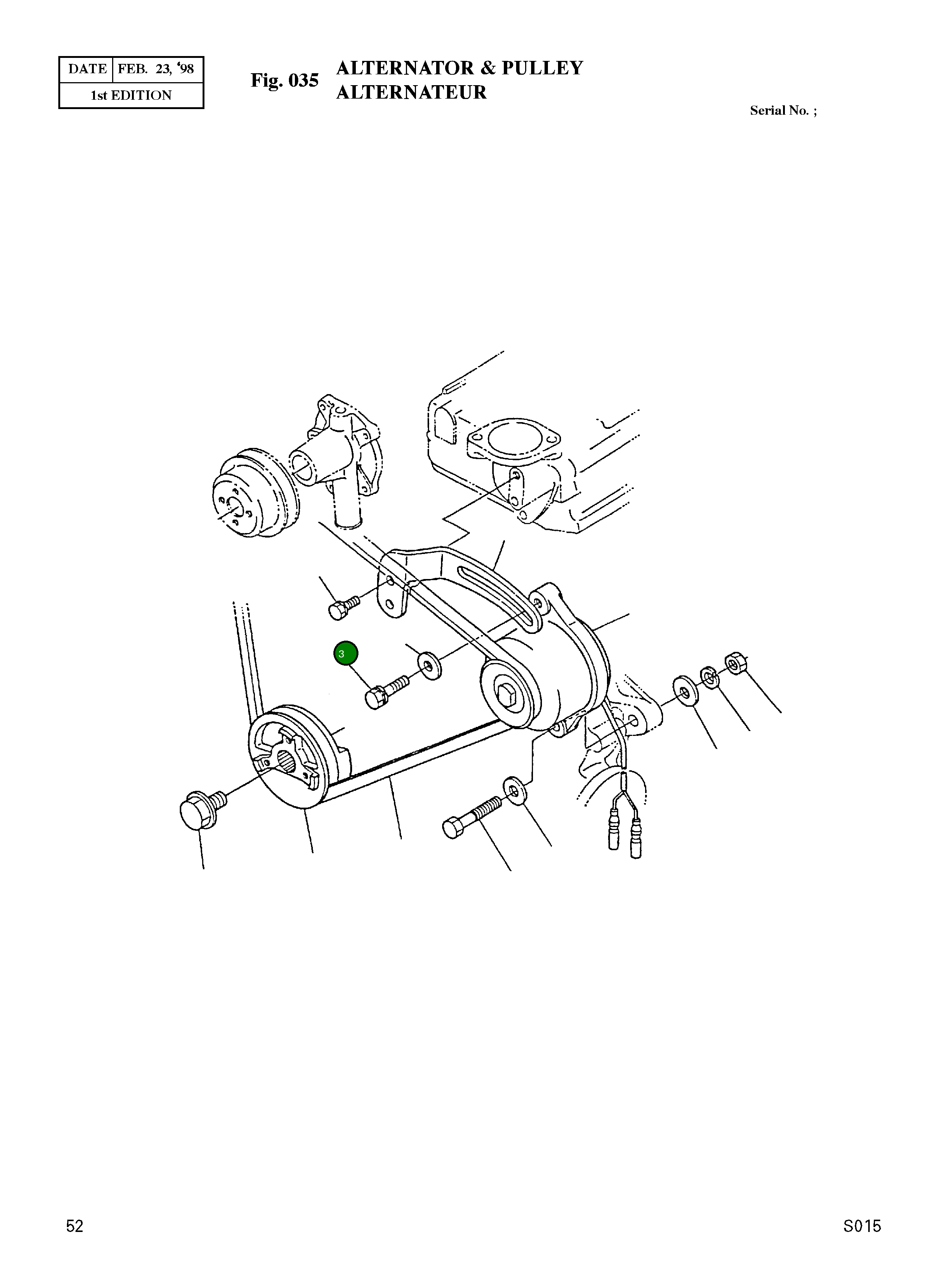 Болт 01123-50830 Komatsu