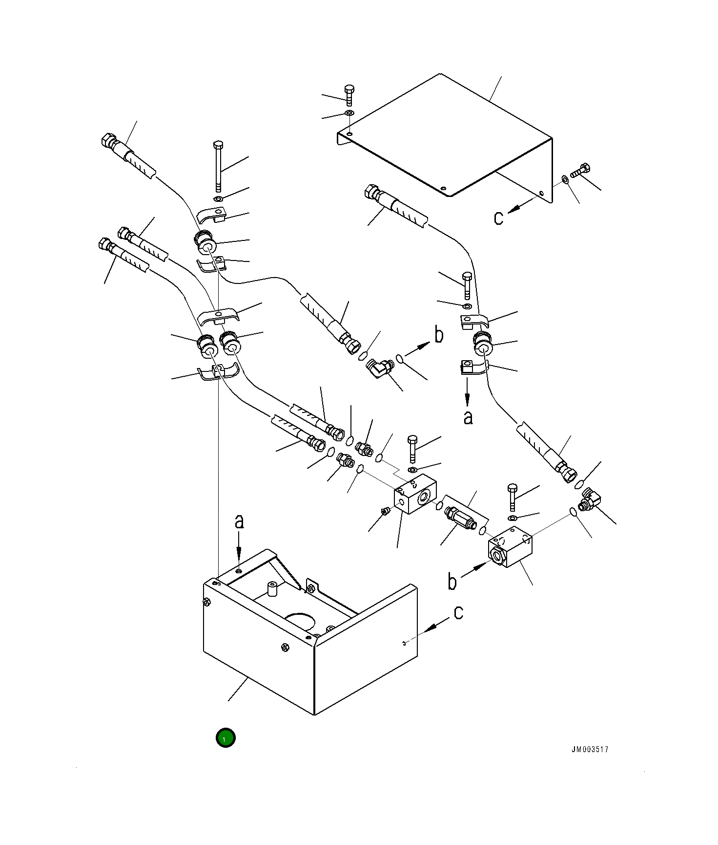 Крышка 561-43-8A821  Komatsu