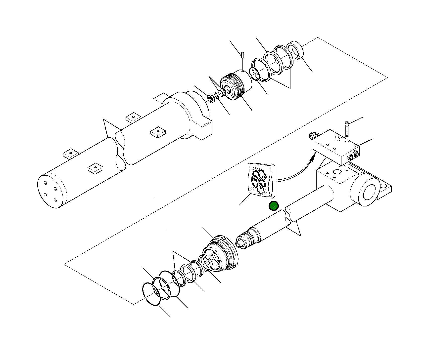 Кольцо уплотнительное (O-Ring) FDT1400037  Komatsu