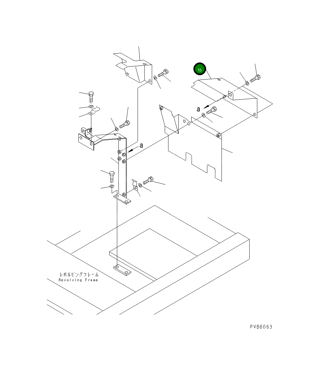 Крышка 203-54-62472 Komatsu