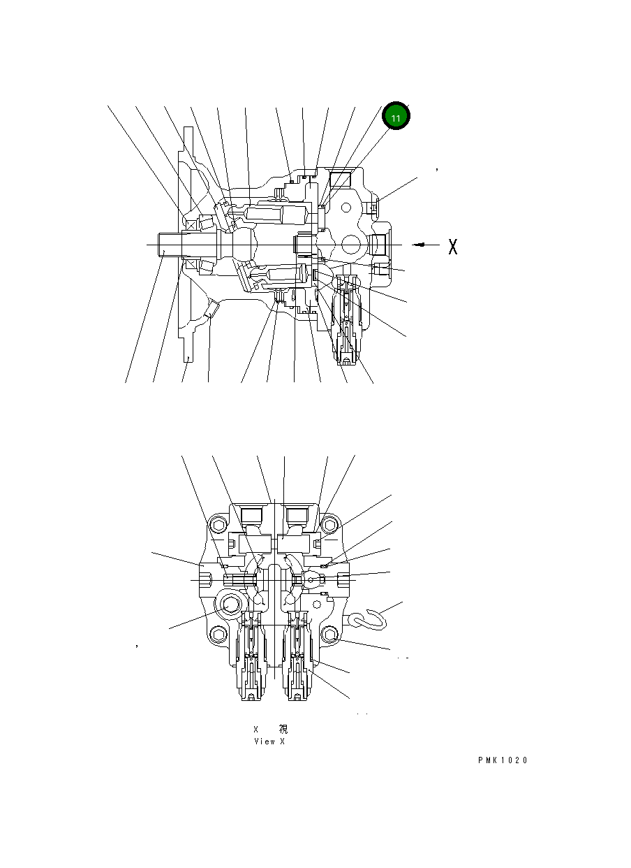 Кольцо TM0719-079 Komatsu