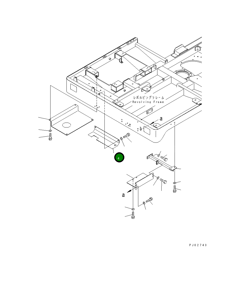 Крышка 10S-54-21181 Komatsu