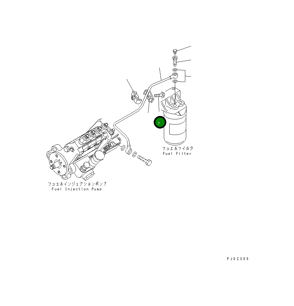 Болт 6733-71-5840 Komatsu