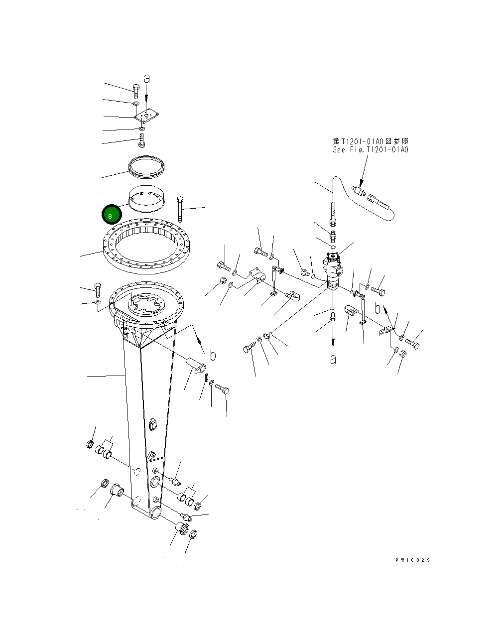 Крышка 20Y-966-1510 Komatsu