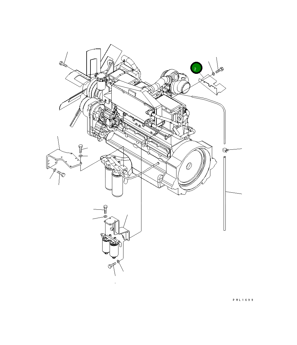 Крышка 21M-01-11441  Komatsu