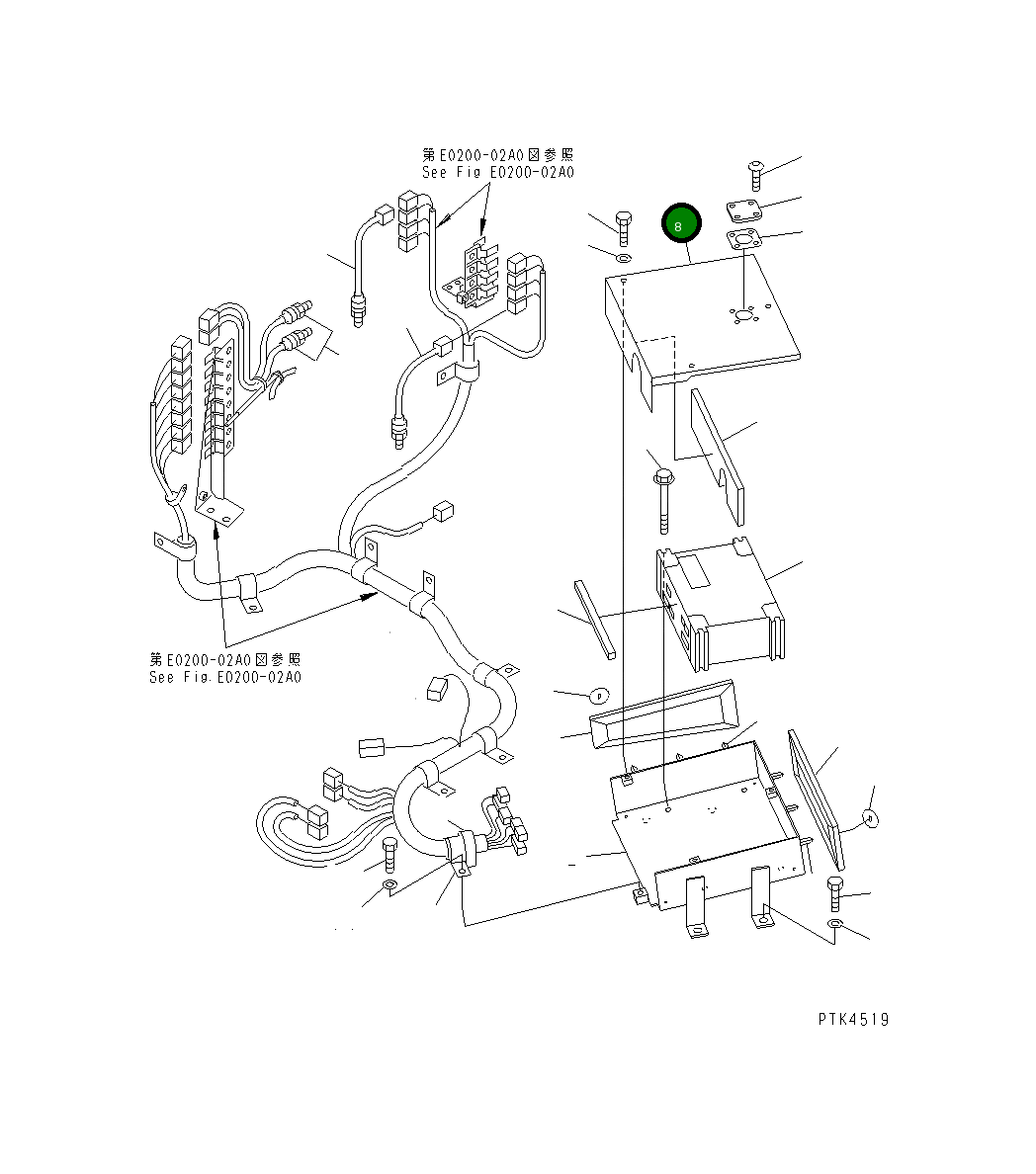 Крышка 20U-06-31140 Komatsu