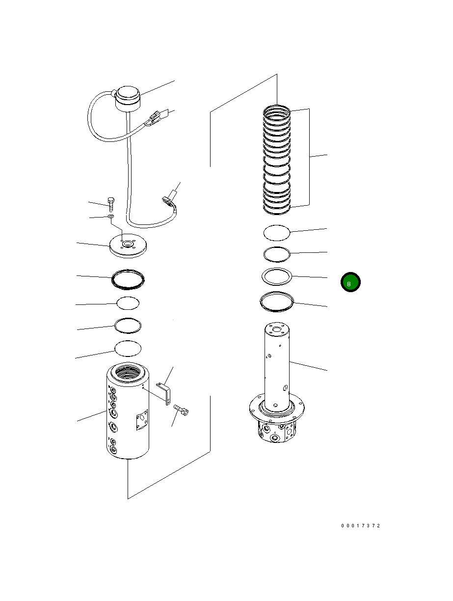 Кольцо 20K-62-31610  Komatsu