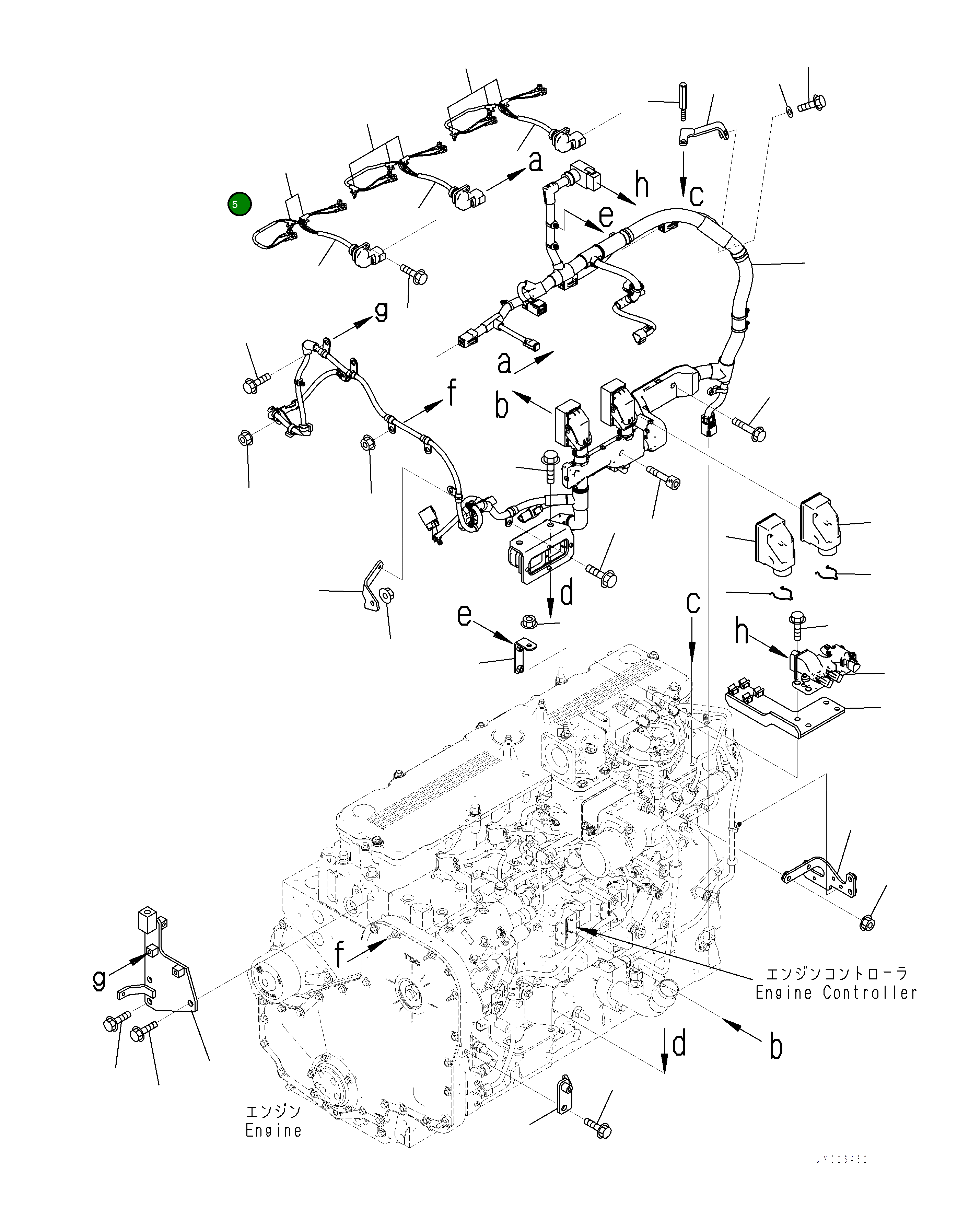 Болт 6263-81-8820  Komatsu