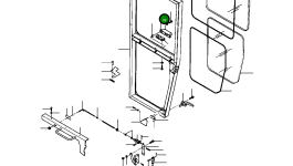 Крышка 1244 529 H2 Komatsu