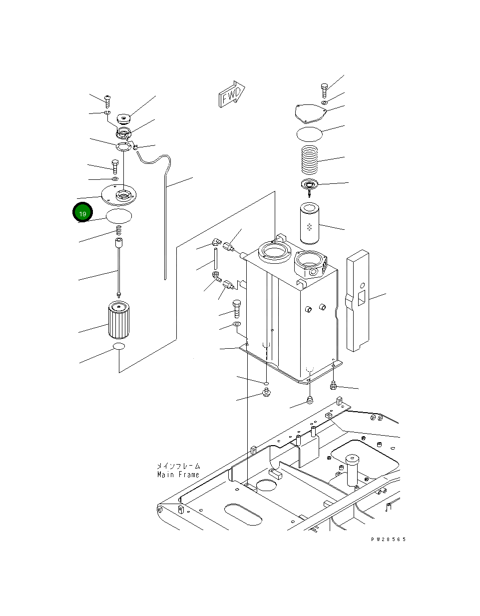 Крышка 201-60-73240 Komatsu