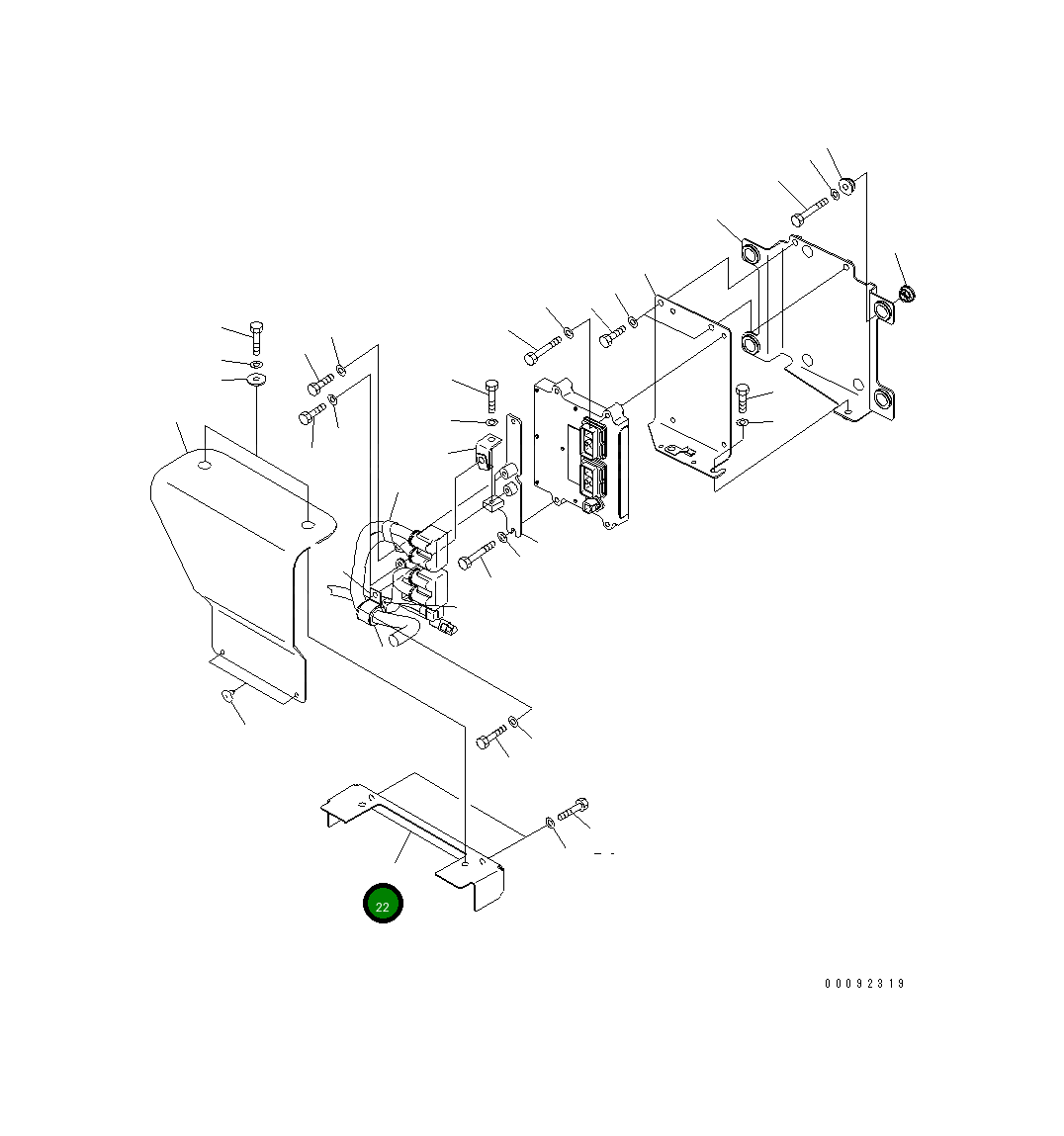 Крышка 201-06-81161 Komatsu