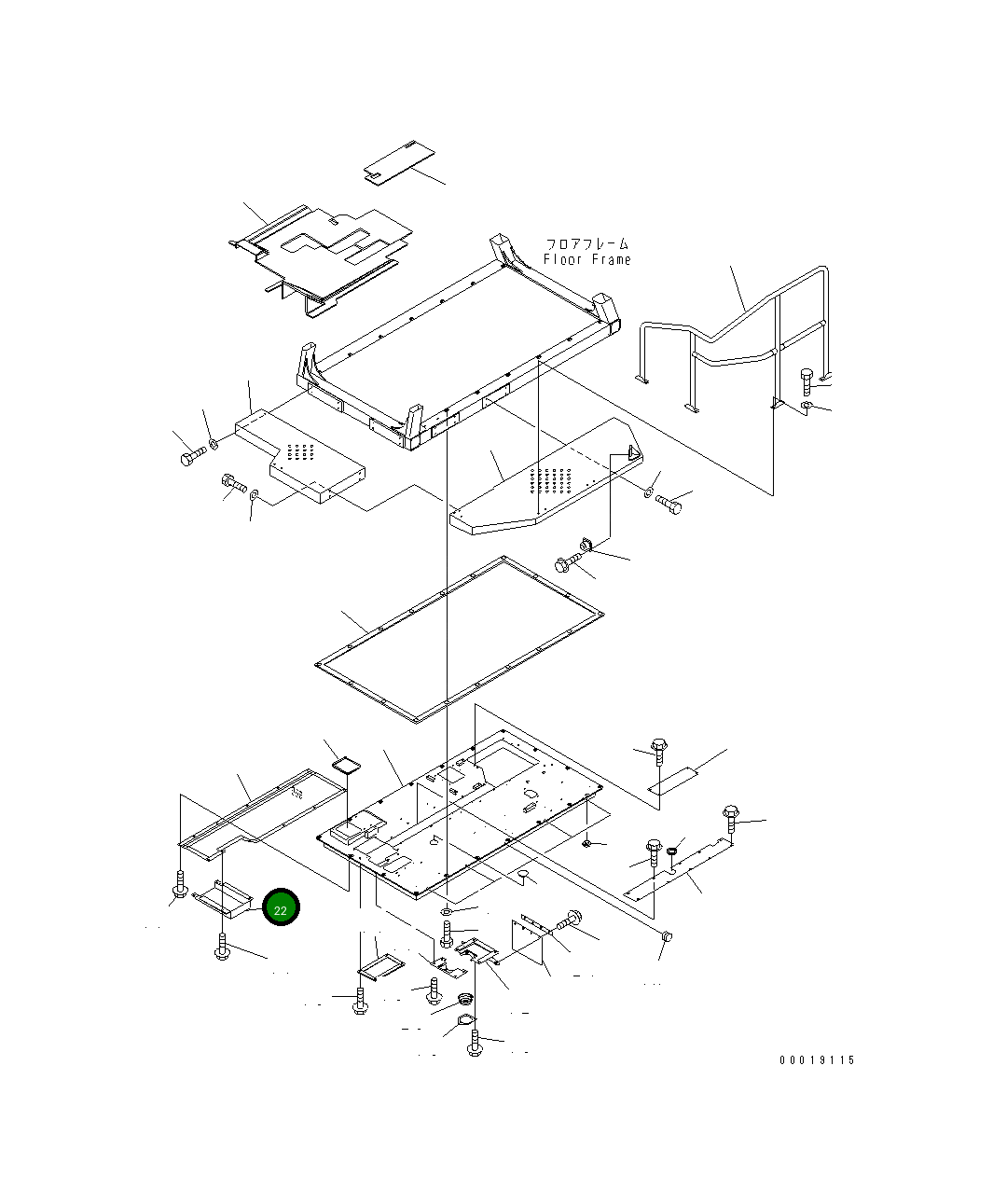 Крышка 567-54-71591  Komatsu