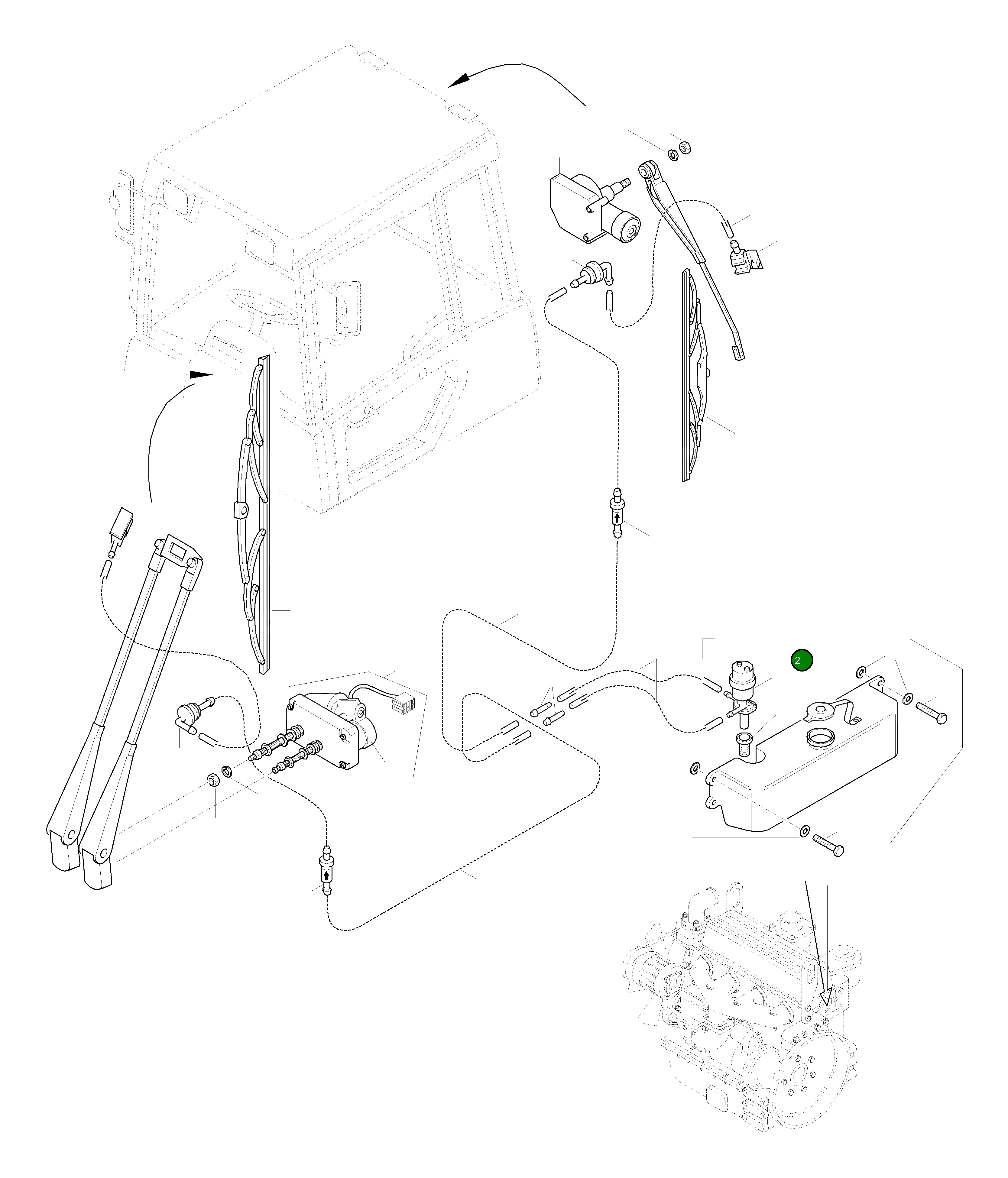 Крышка 42U-07-H0P03 Komatsu