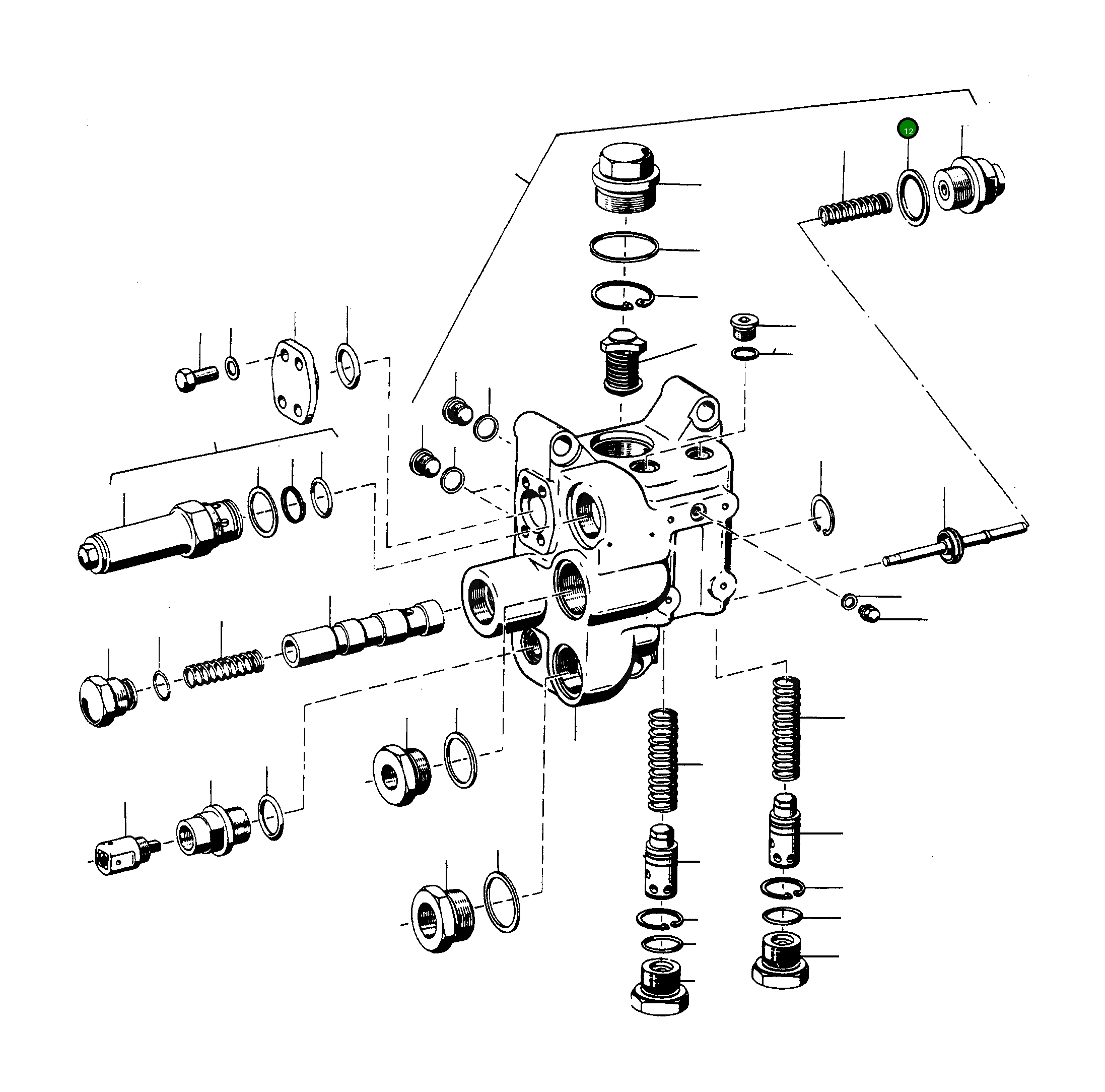 Кольцо 2948438M1 Komatsu