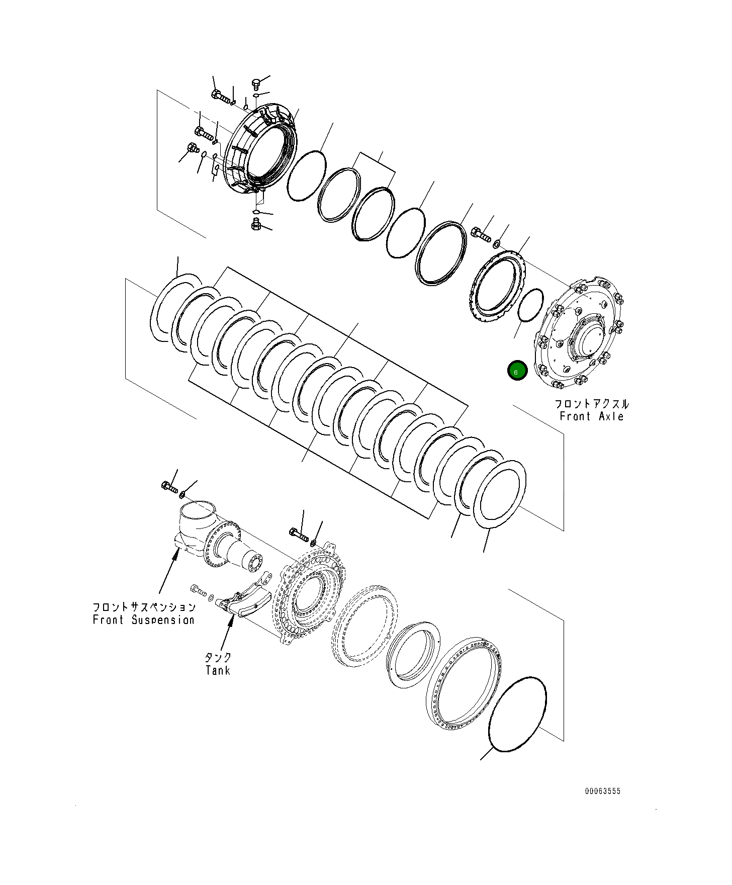 Кольцо уплотнительное (O-Ring) 566-01-12690 Komatsu