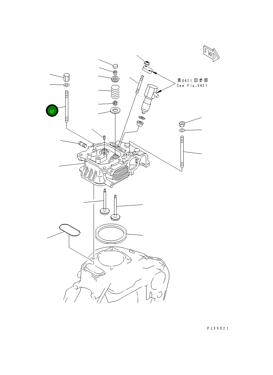 Болт YM114650-01240 Komatsu