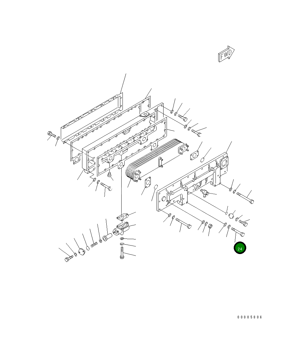 Болт 01010-31075 Komatsu