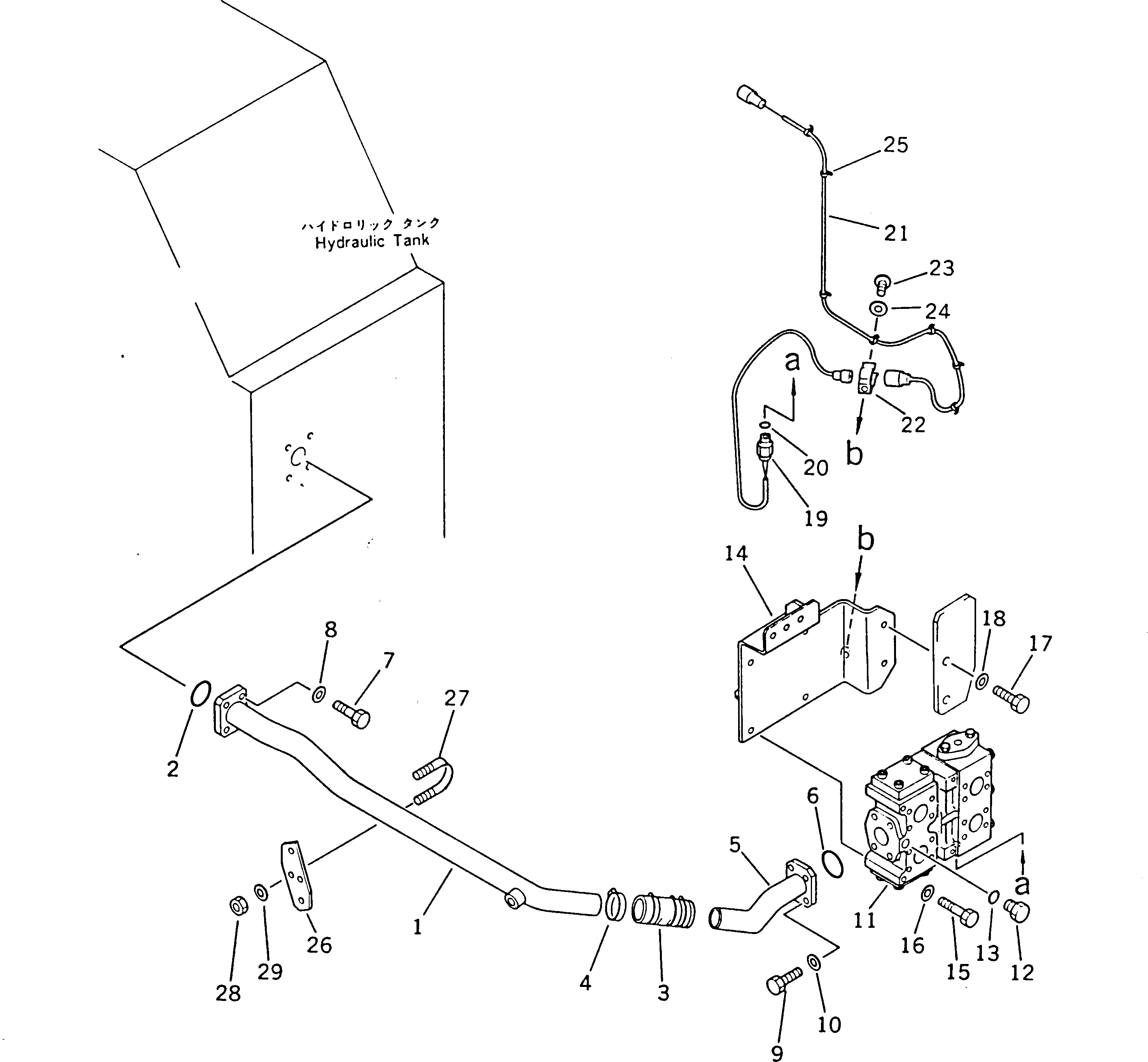 Болт 01011-31025 Komatsu