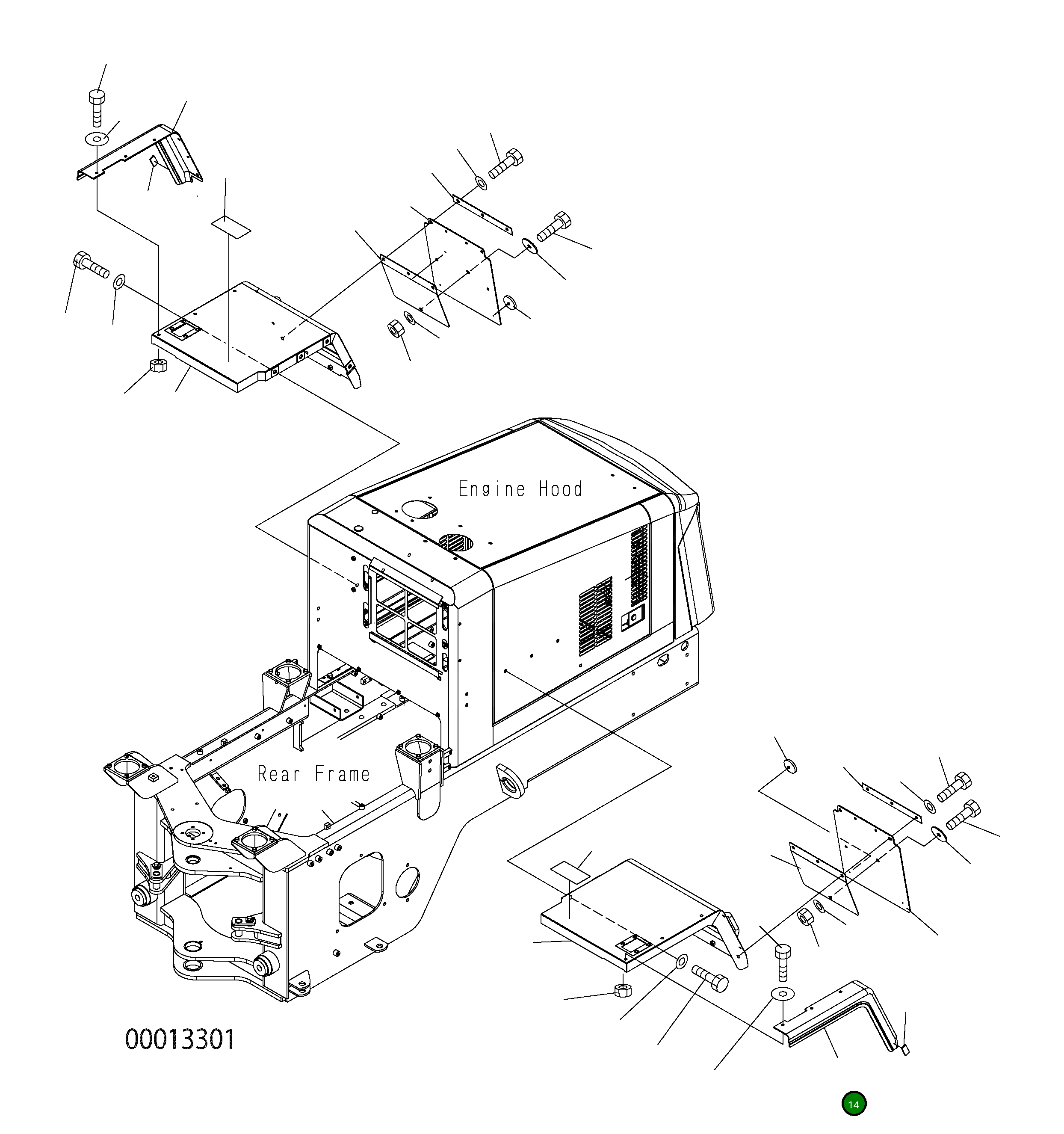 Крышка 416-54-32480  Komatsu
