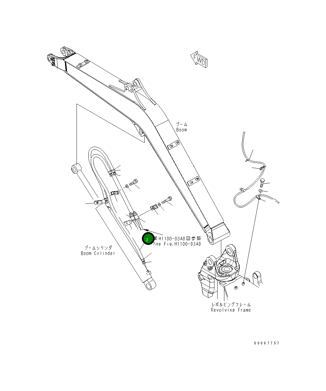 Крышка 22F-62-32391 Komatsu