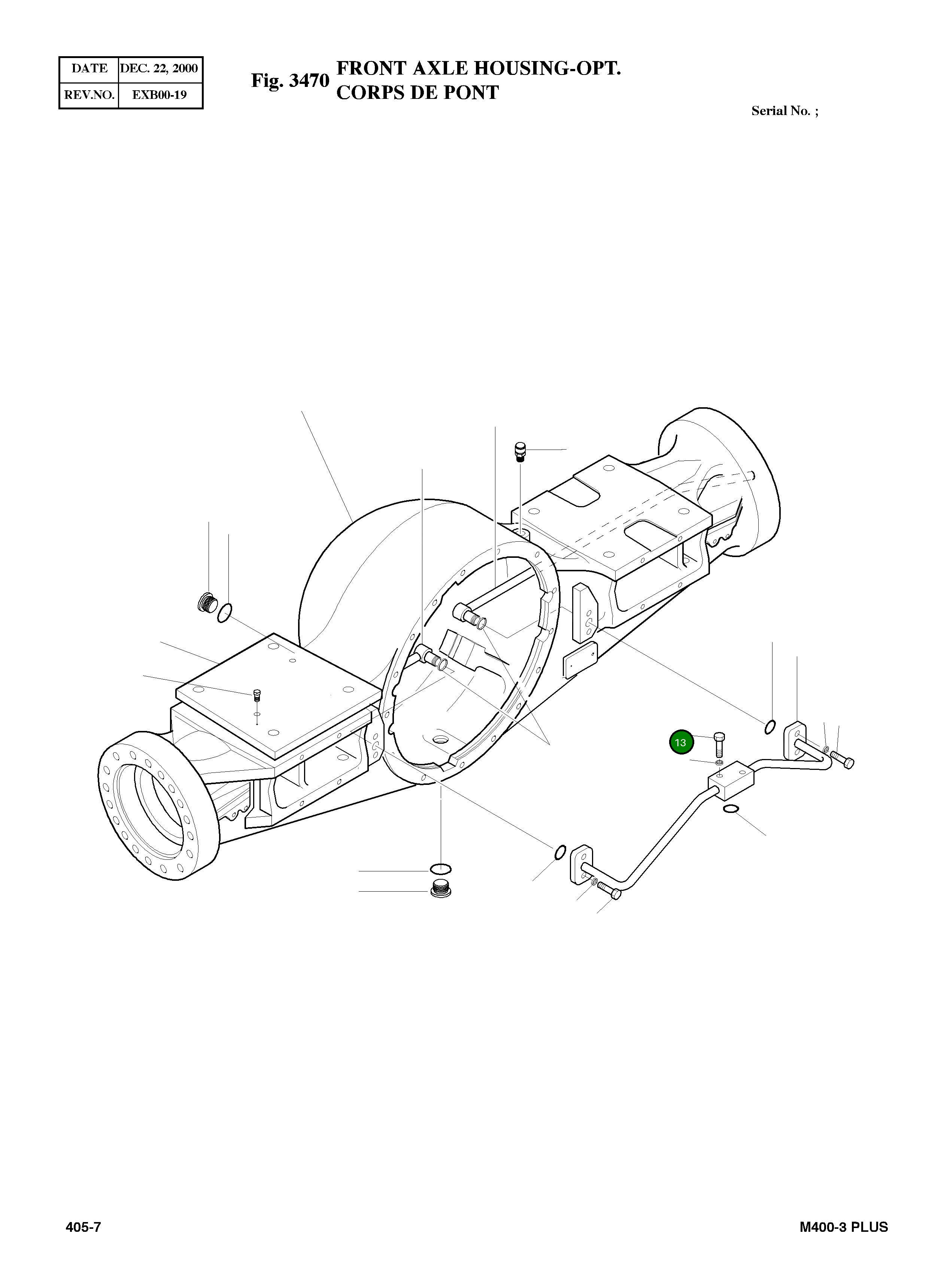 Болт 4120-7064 Komatsu