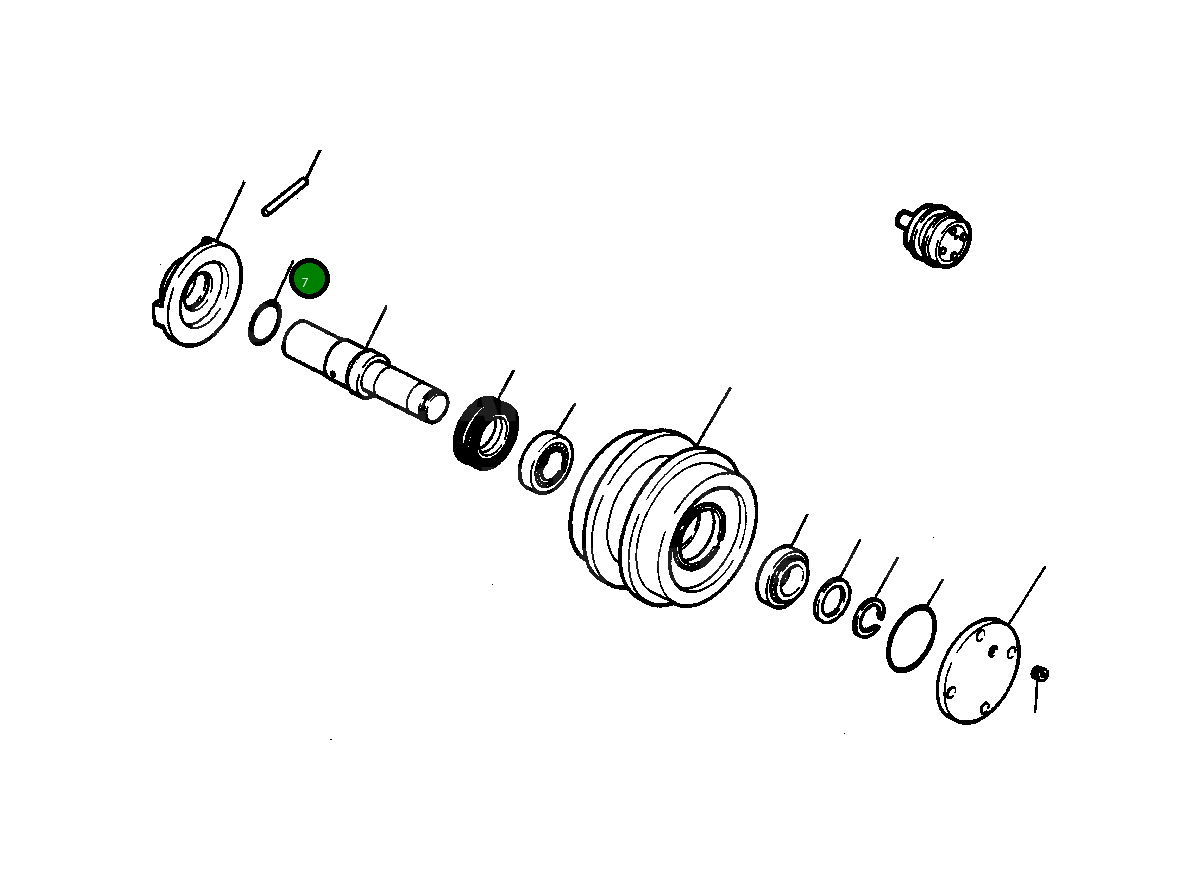 Кольцо уплотнительное (O-Ring) 655 266 C1 Komatsu