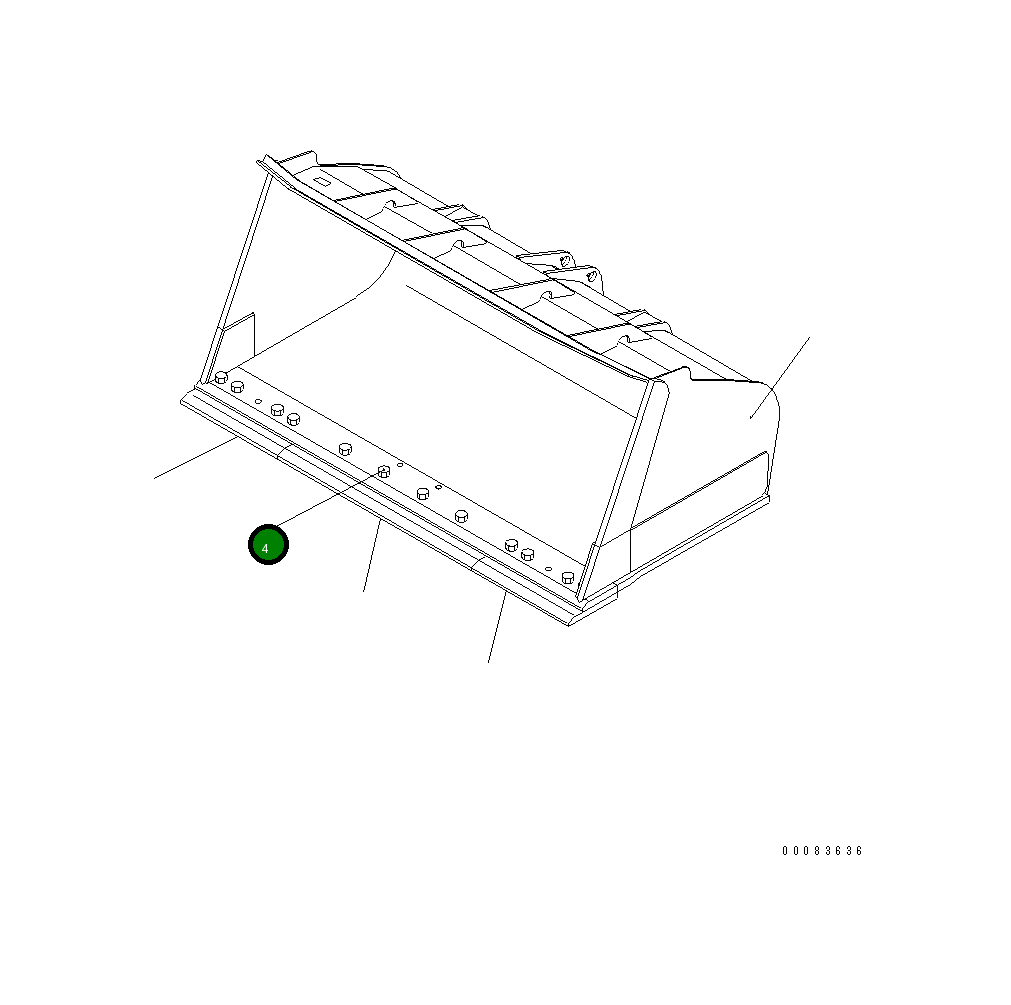 Болт 424-70-H2D70  Komatsu