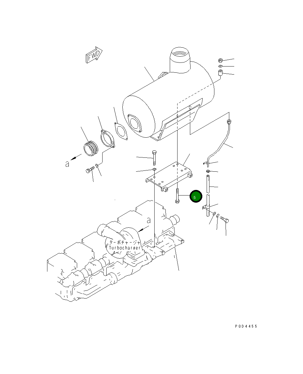 Болт 01010-61275 Komatsu