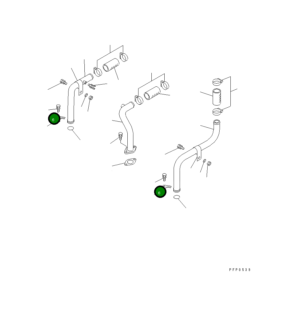Болт CU3015283  Komatsu