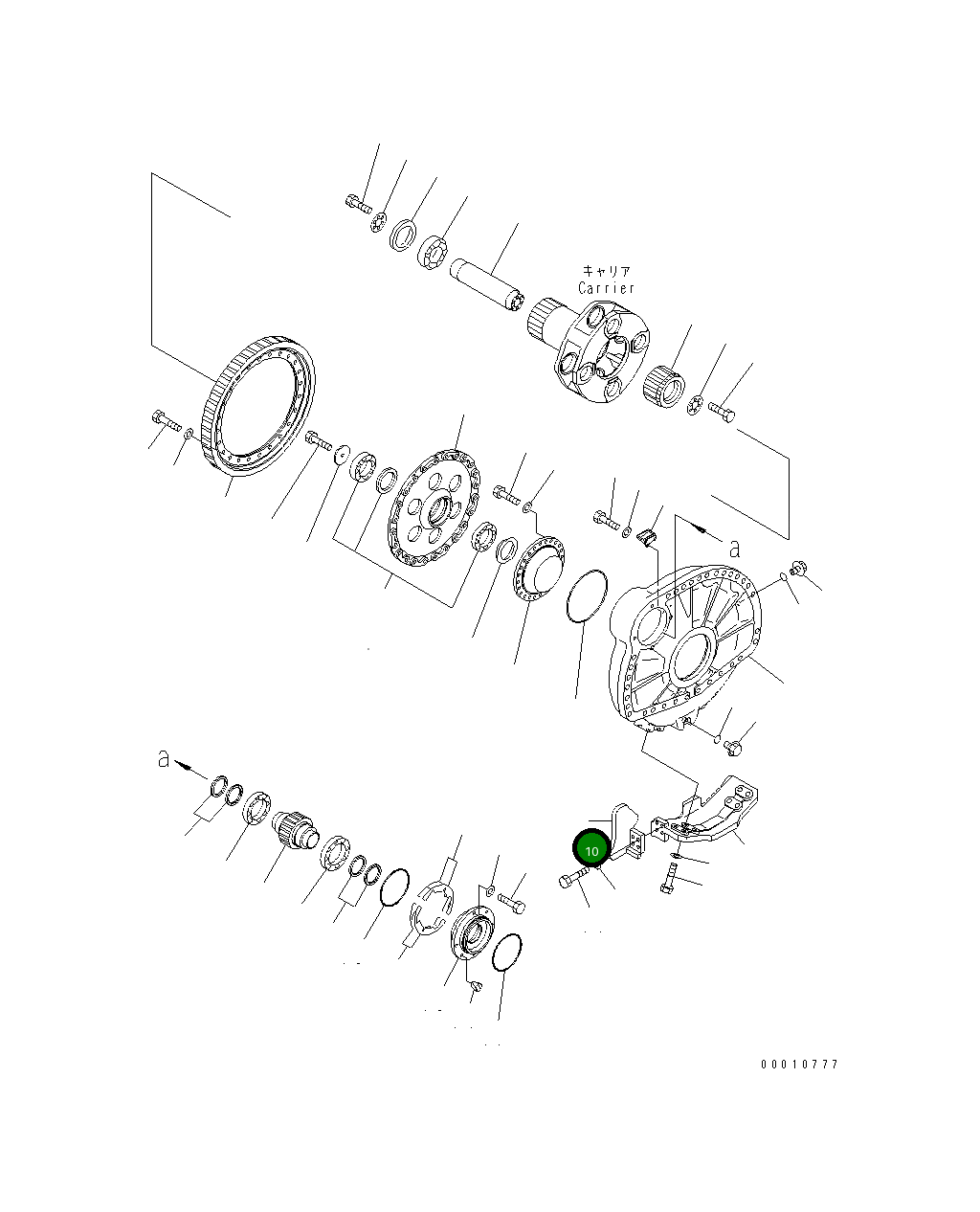 Крышка 198-30-68471 Komatsu