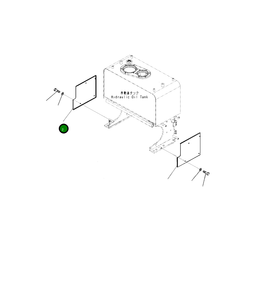 Крышка 421-54-51820  Komatsu